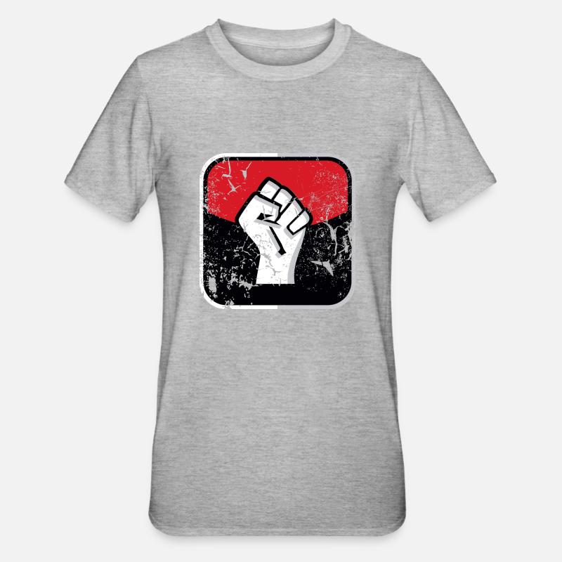 Faust - Symbol (used) - Unisex Polycotton T-Shirt - Grau meliert