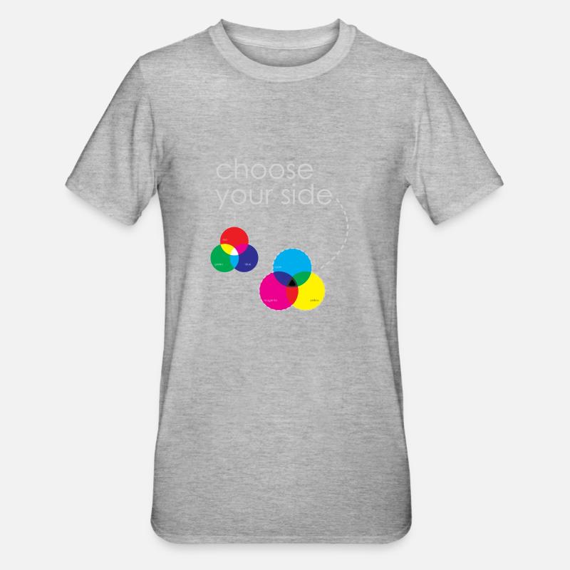 Color systems - Unisex Polycotton T-Shirt - heather grey