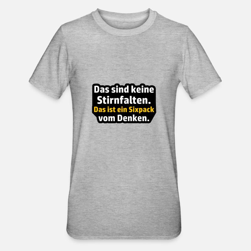 Énonciation drôle - T-shirt polycoton Unisexe - gris chiné