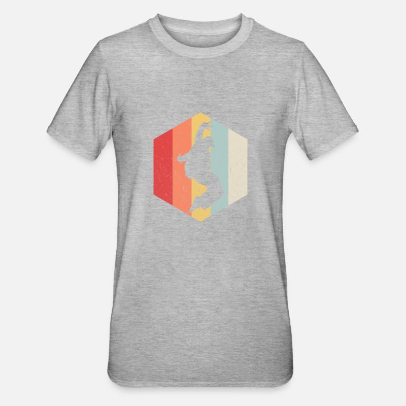 Dance break dance - T-shirt polycoton Unisexe - gris chiné