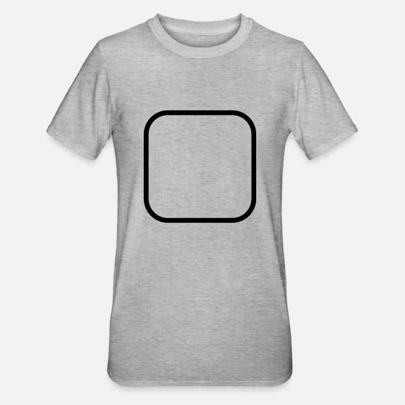 Anpassen / Anpassung / fertigen / Customize it - Unisex Polycotton T-Shirt - Grau meliert