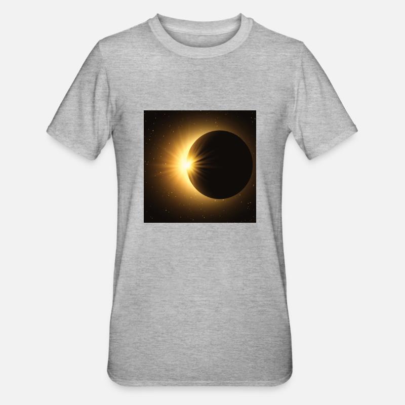 Modèle d'espace - T-shirt polycoton Unisexe - gris chiné