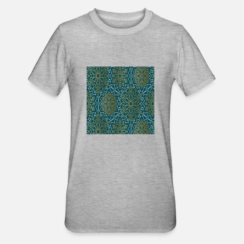 Islam pattern - Unisex Polycotton T-Shirt - heather grey