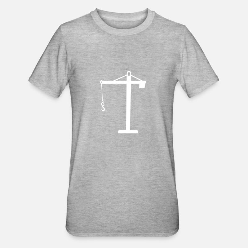 grue - T-shirt polycoton Unisexe - gris chiné