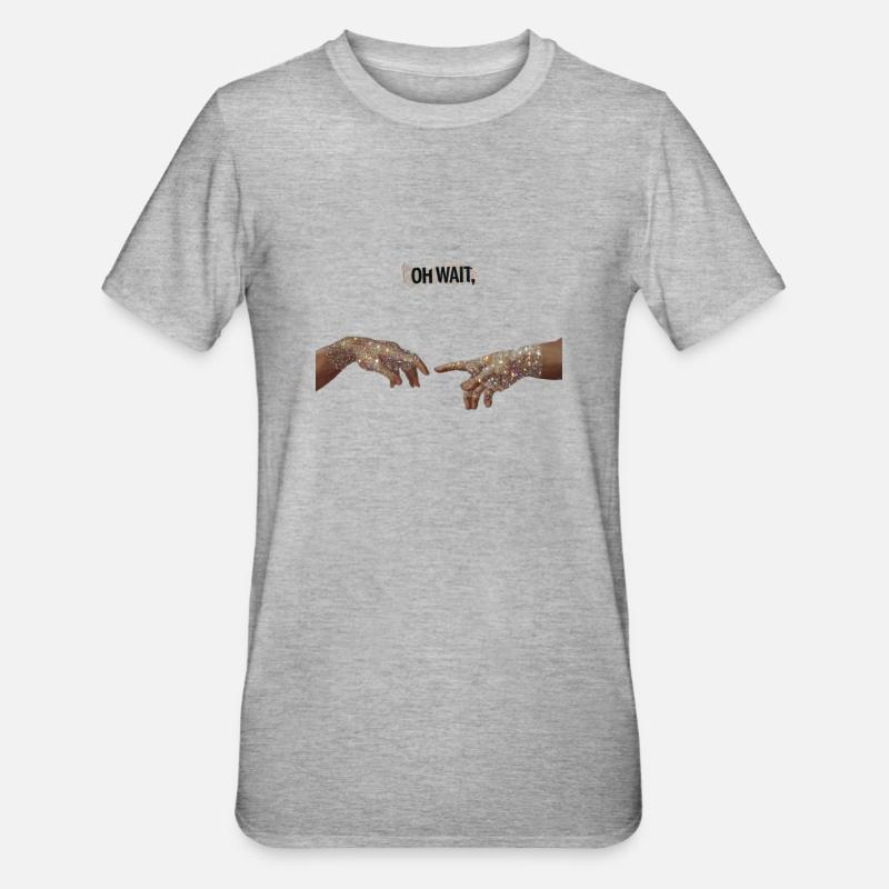 Adan Schöpfung - Unisex Polycotton T-Shirt - Grau meliert