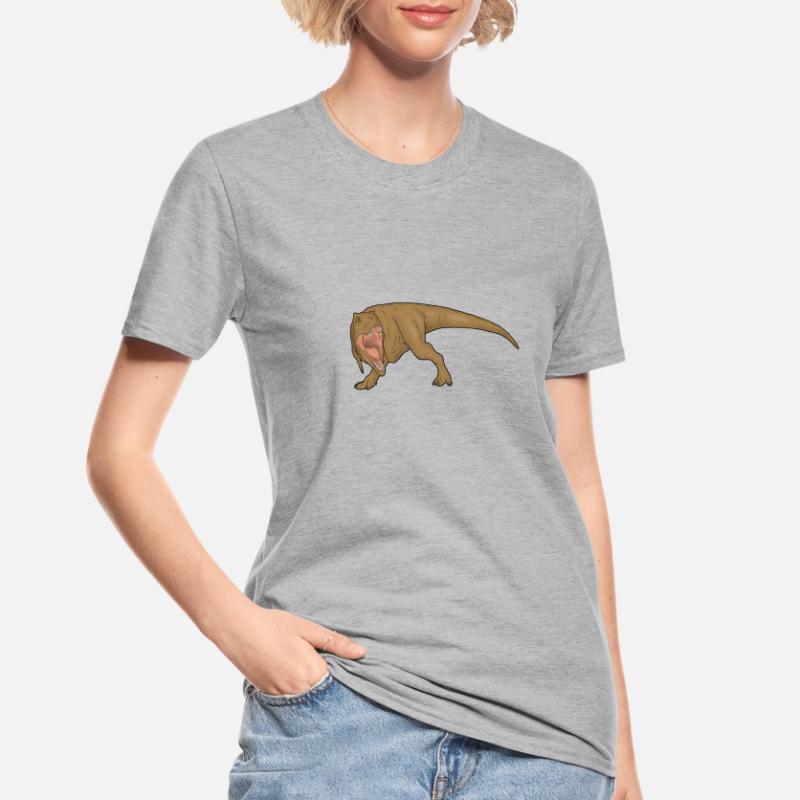 T-Rex roaring comic book style Unisex Polycotton T-Shirt