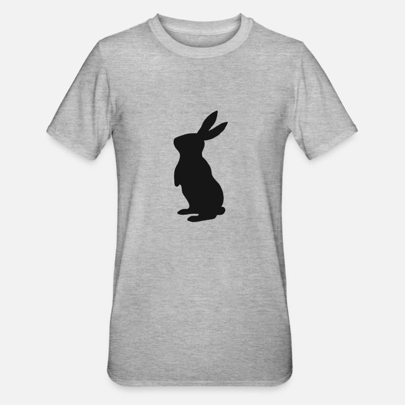 easter bunnies animal easter gift animals - Unisex Polycotton T-Shirt - heather grey