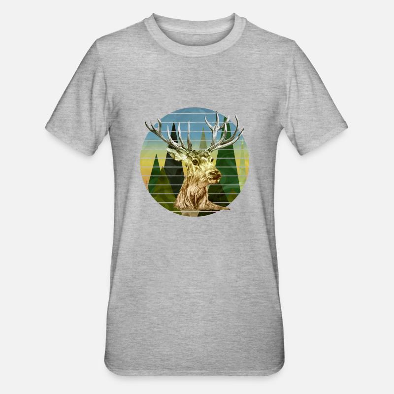 Rotwild - Unisex Polycotton T-Shirt - Grau meliert