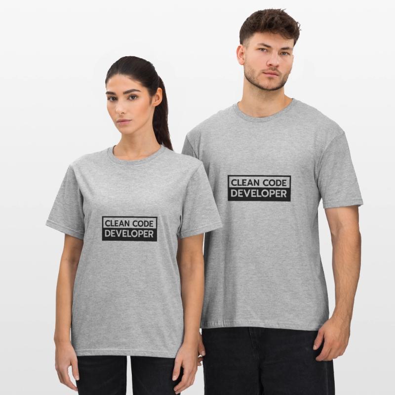 Clean Code Developer Coder Programmer Gift Unisex Polycotton T-Shirt