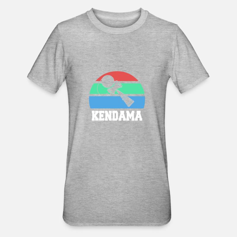 Kendama - T-shirt polycoton Unisexe - gris chiné