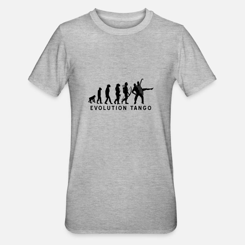 Tango - T-shirt polycoton Unisexe - gris chiné
