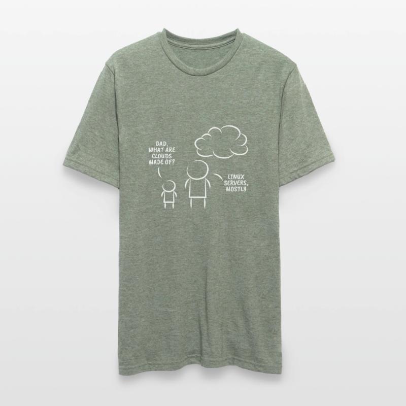 Linux servers Programming Informatic Geschenk Unisex Polycotton T-Shirt