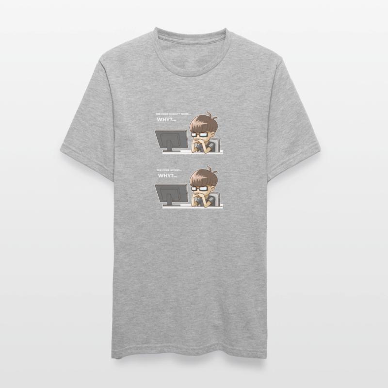 Lustiger Programmiercode funktioniert warum Unisex Polycotton T-Shirt