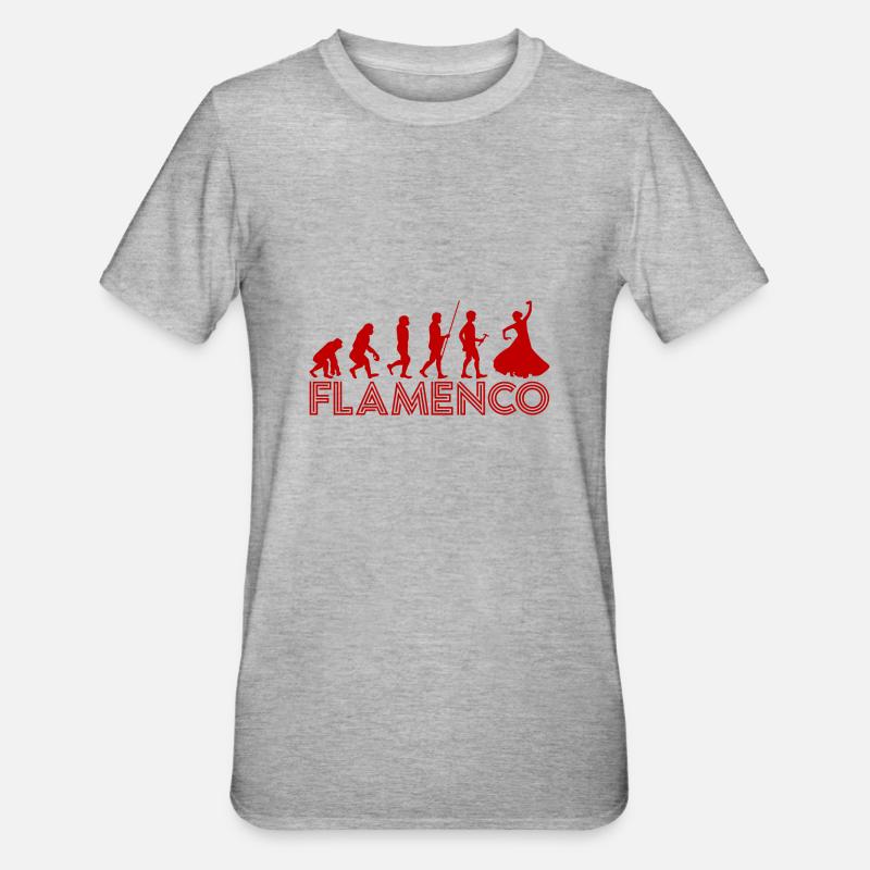Flamenco Evolution 2 - T-shirt polycoton Unisexe - gris chiné