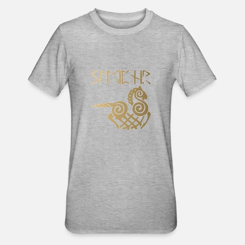 Sleipnir - T-shirt polycoton Unisexe - gris chiné