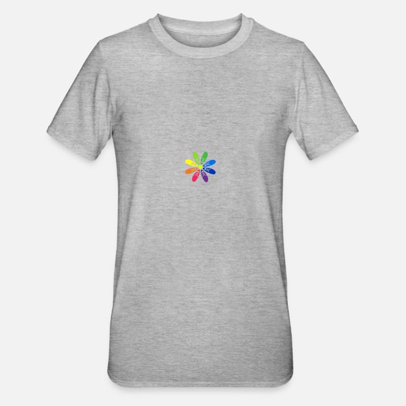 shoes multicolor - Unisex Polycotton T-Shirt - heather grey