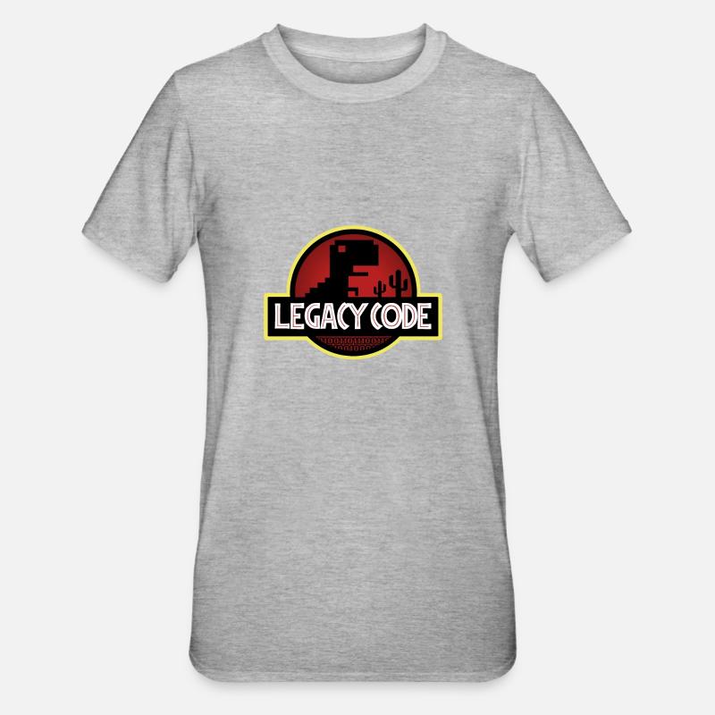Legacy Code - Unisex Polycotton T-Shirt - heather grey