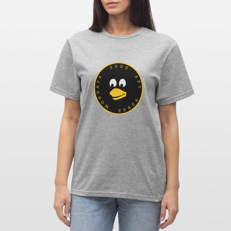 Conception Linux Penguin Tux T-shirt polycoton Unisexe