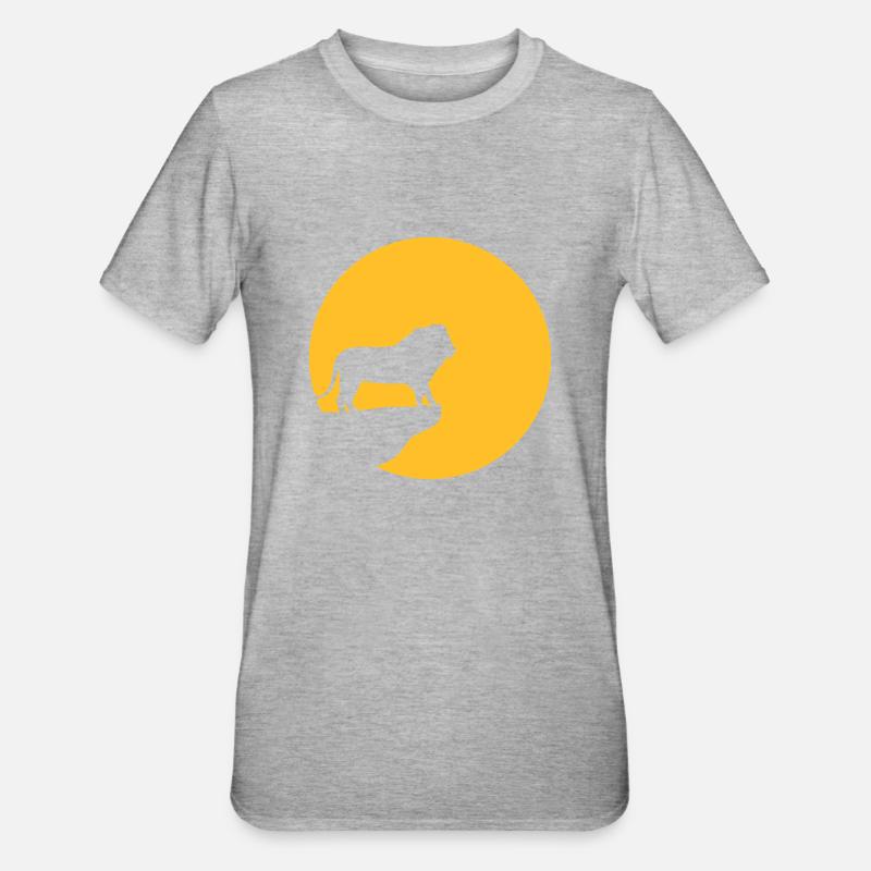 Soleil de Leo Cliff - T-shirt polycoton Unisexe - gris chiné
