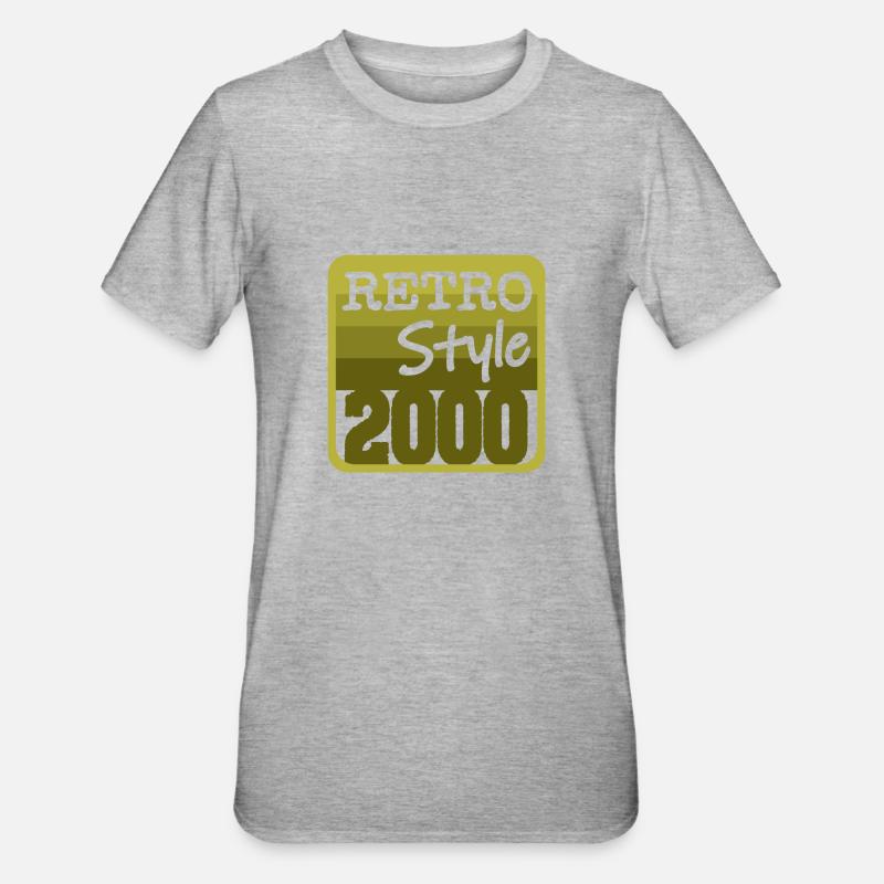 2000 - T-shirt polycoton Unisexe - gris chiné