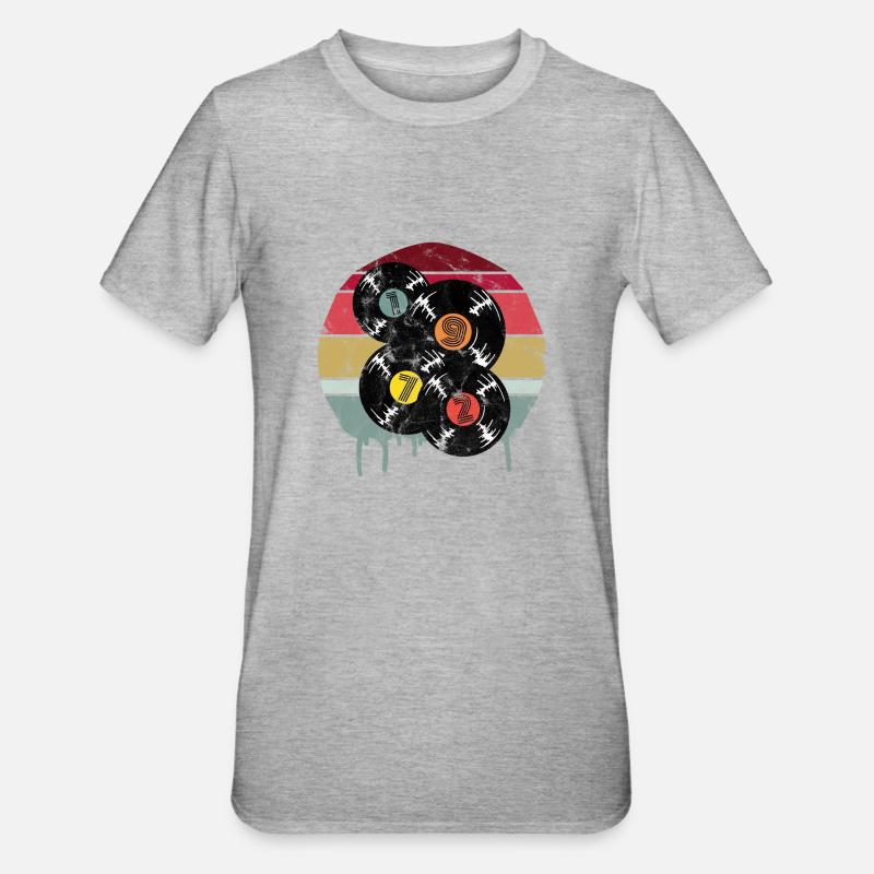 1972 Année de naissance Millésime - T-shirt polycoton Unisexe - gris chiné