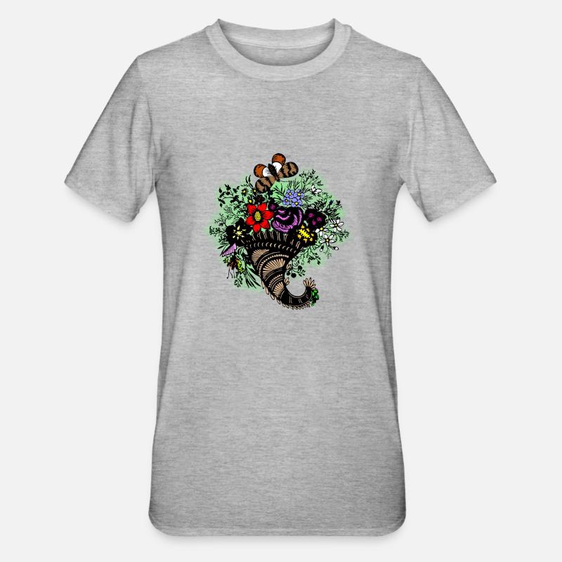 Cornucopia - T-shirt polycoton Unisexe - gris chiné