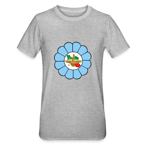 Faravahar Iran Lotus Colorful - T-shirt polycoton Unisexe