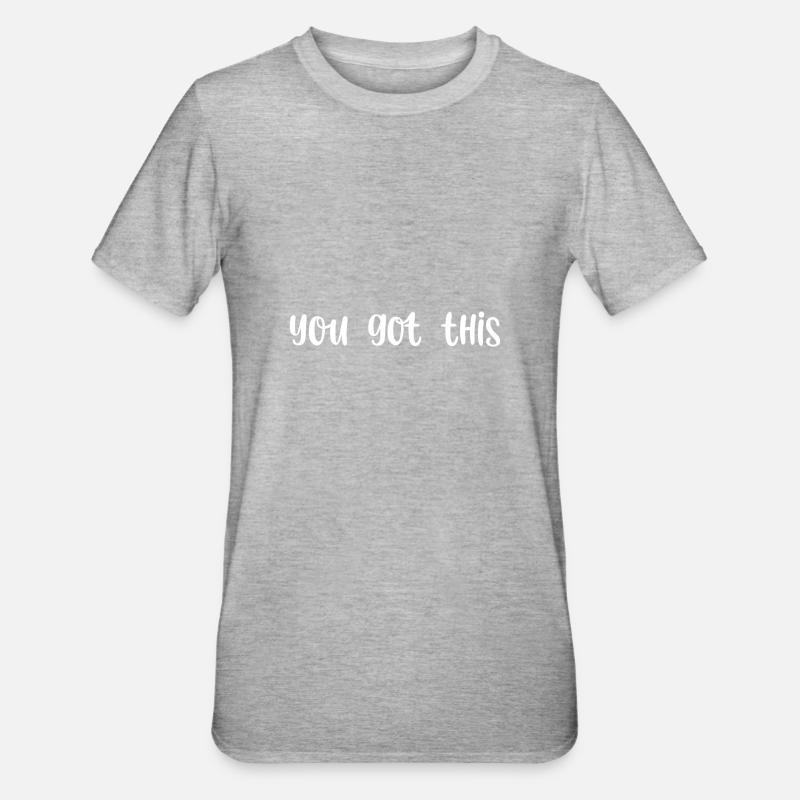 Vous avez compris - T-shirt polycoton Unisexe - gris chiné