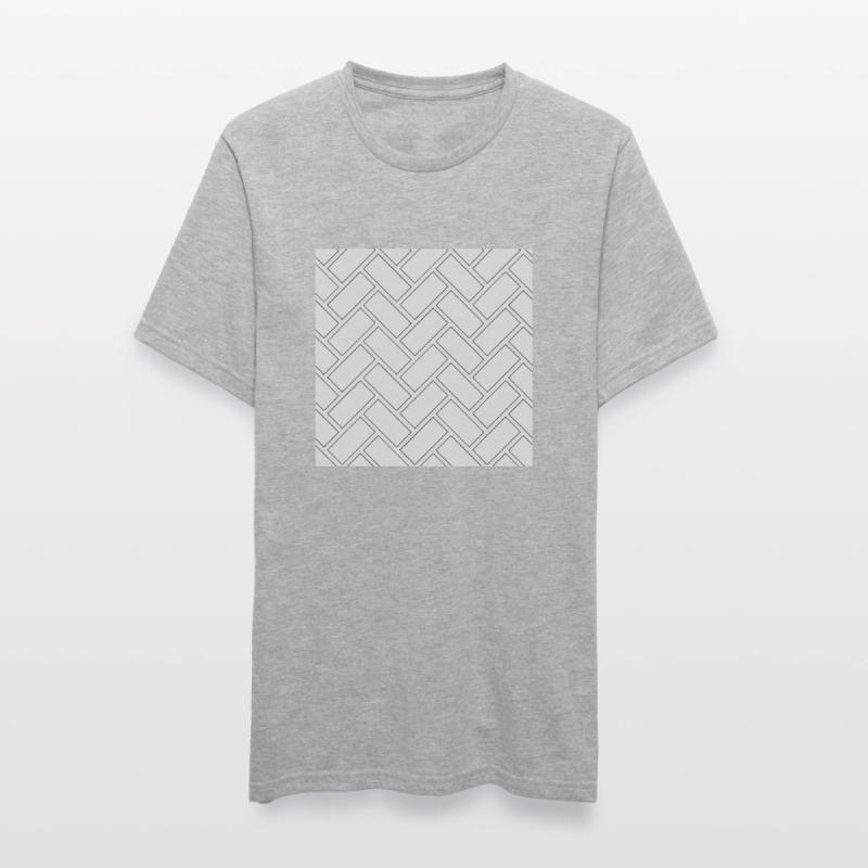 Rectangle tiles seamless pattern Unisex Polycotton T-Shirt