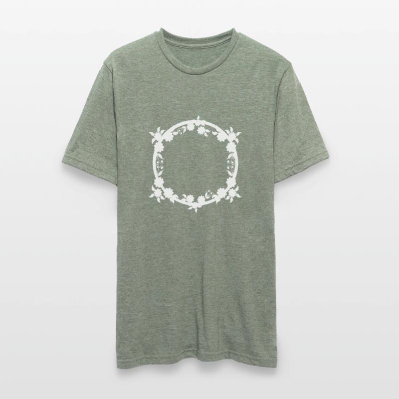 Ornaments Circular frame Basic text Unisex Polycotton T-Shirt
