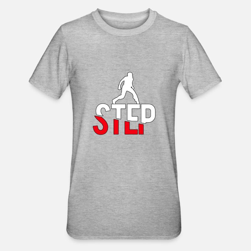 STEP - Unisex Polycotton T-Shirt - heather grey