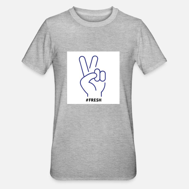 Frisch - Unisex Polycotton T-Shirt - Grau meliert