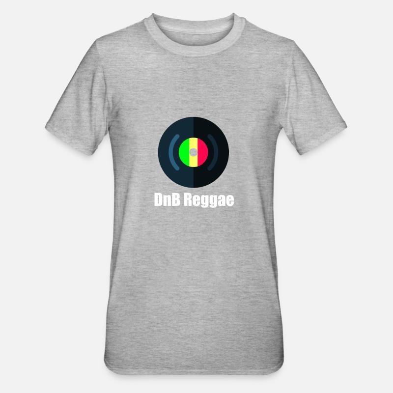 DnB Reggae - T-shirt polycoton Unisexe - gris chiné