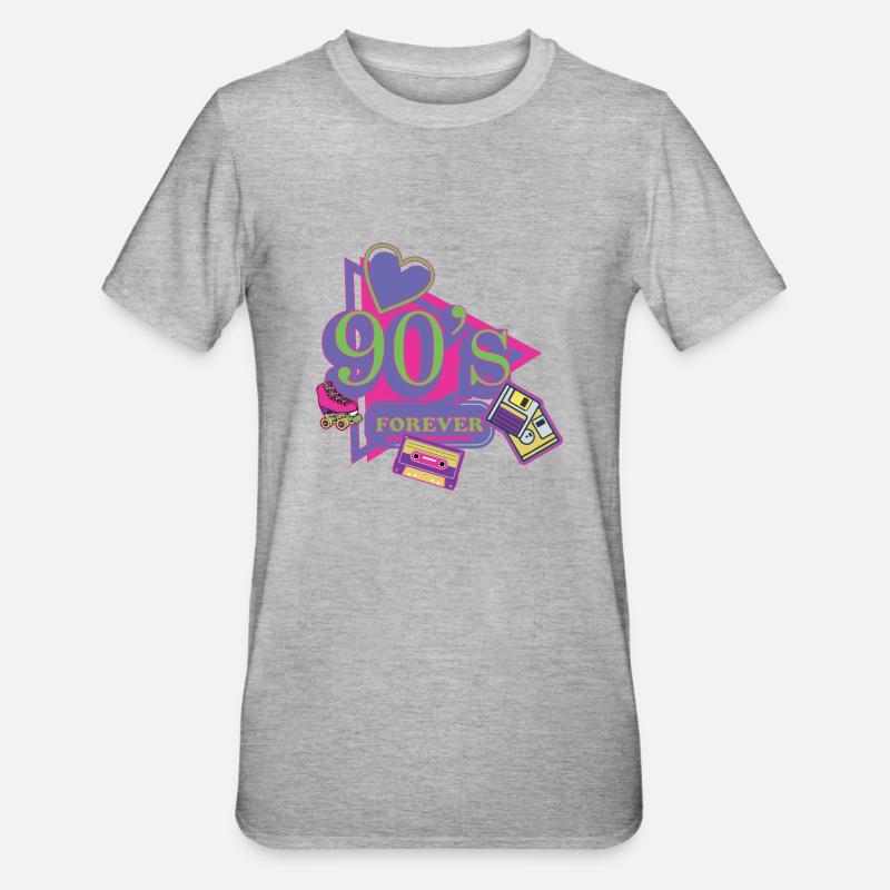 1990s Proverbs 90s Gift Idea - Unisex Polycotton T-Shirt - heather grey