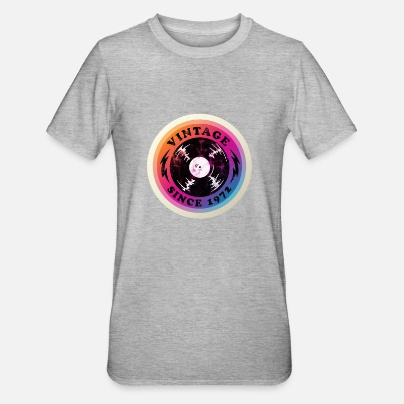 Millésime 1972 - T-shirt polycoton Unisexe - gris chiné