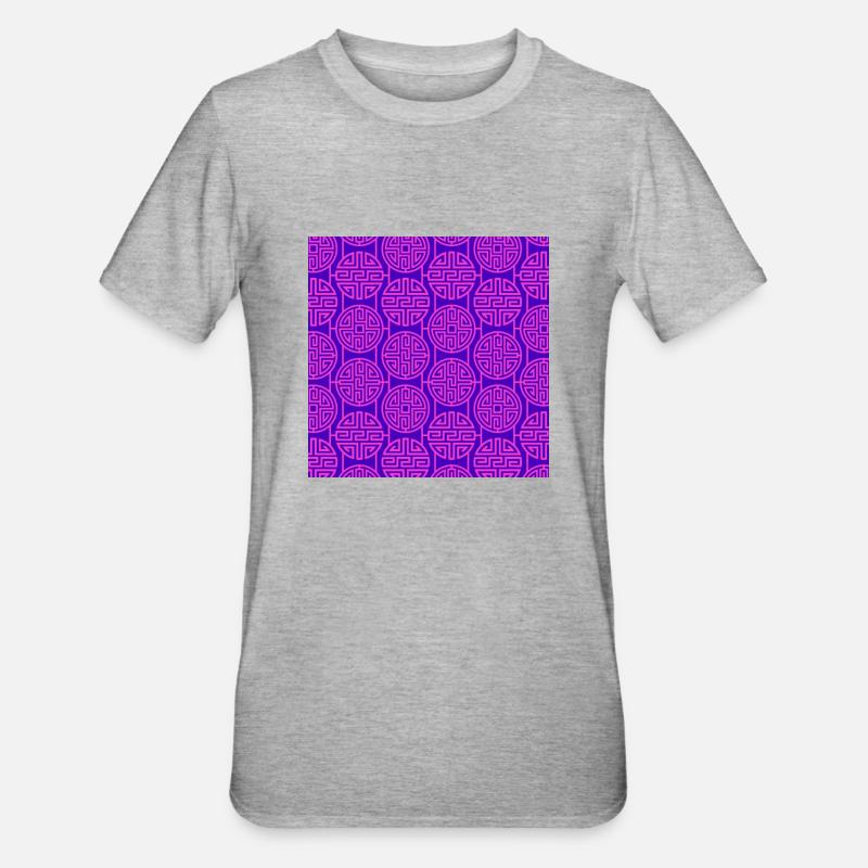 Modèle chinois - T-shirt polycoton Unisexe - gris chiné