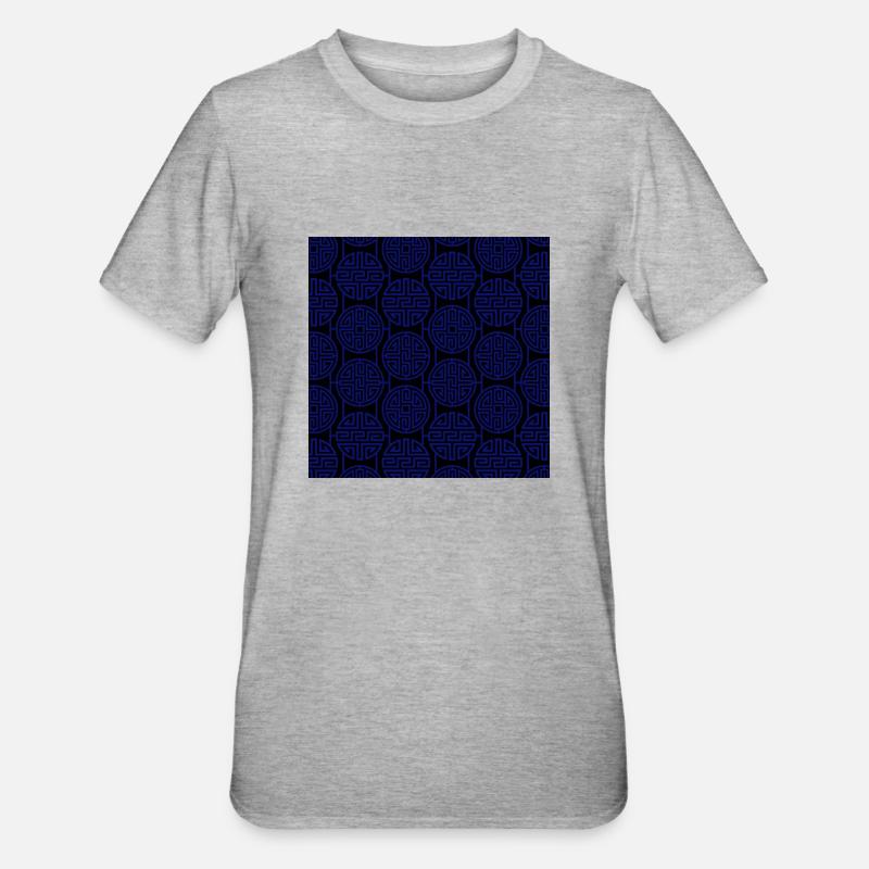 Modèle chinois - T-shirt polycoton Unisexe - gris chiné