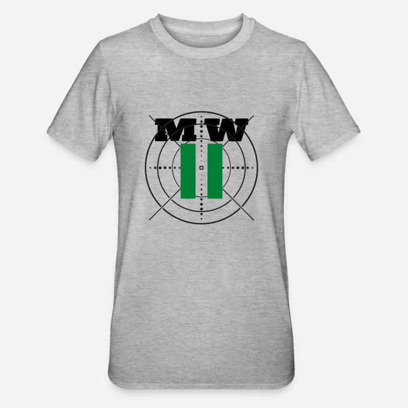 COD MW2 mire - T-shirt polycoton Unisexe - gris chiné