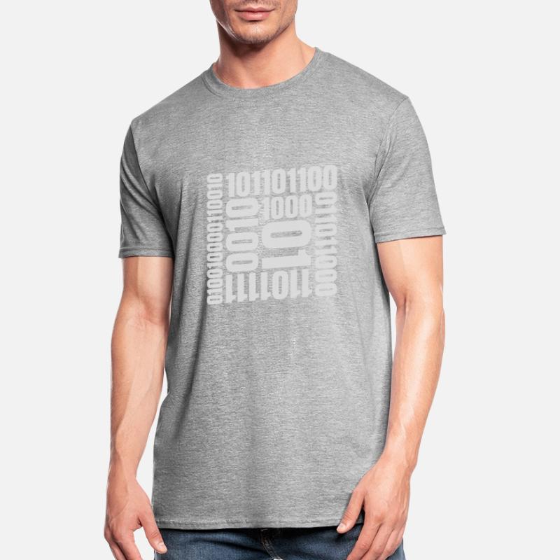 Langage de programme de code binaire T-shirt polycoton Unisexe