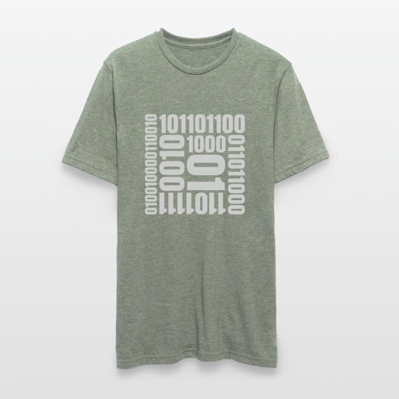 Binary Code Program Language Unisex Polycotton T-Shirt