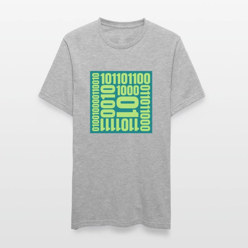 Binary Code Program Language Unisex Polycotton T-Shirt