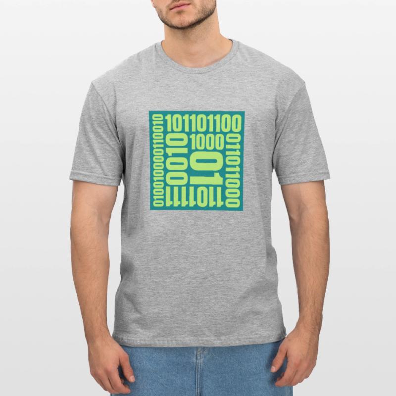 Binary Code Program Language Unisex Polycotton T-Shirt