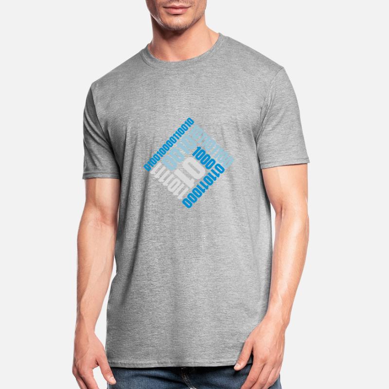 Langage de programme de code binaire T-shirt polycoton Unisexe