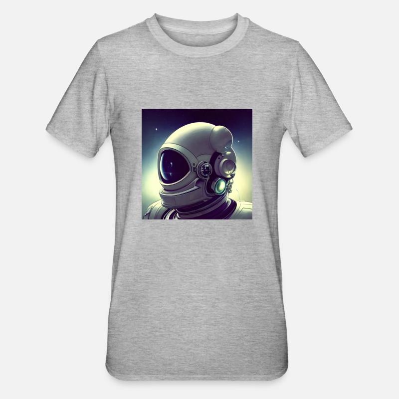 Héros de l’espace - T-shirt polycoton Unisexe - gris chiné