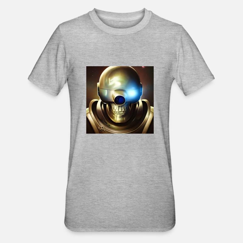 Héros de l’espace - T-shirt polycoton Unisexe - gris chiné