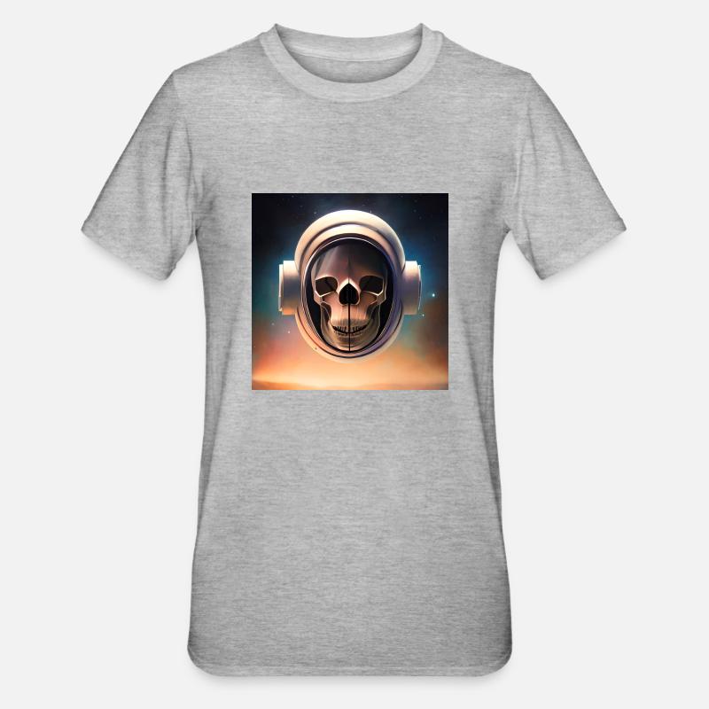 Héros de l’espace - T-shirt polycoton Unisexe - gris chiné