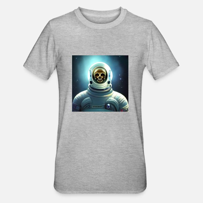 Héros de l’espace - T-shirt polycoton Unisexe - gris chiné
