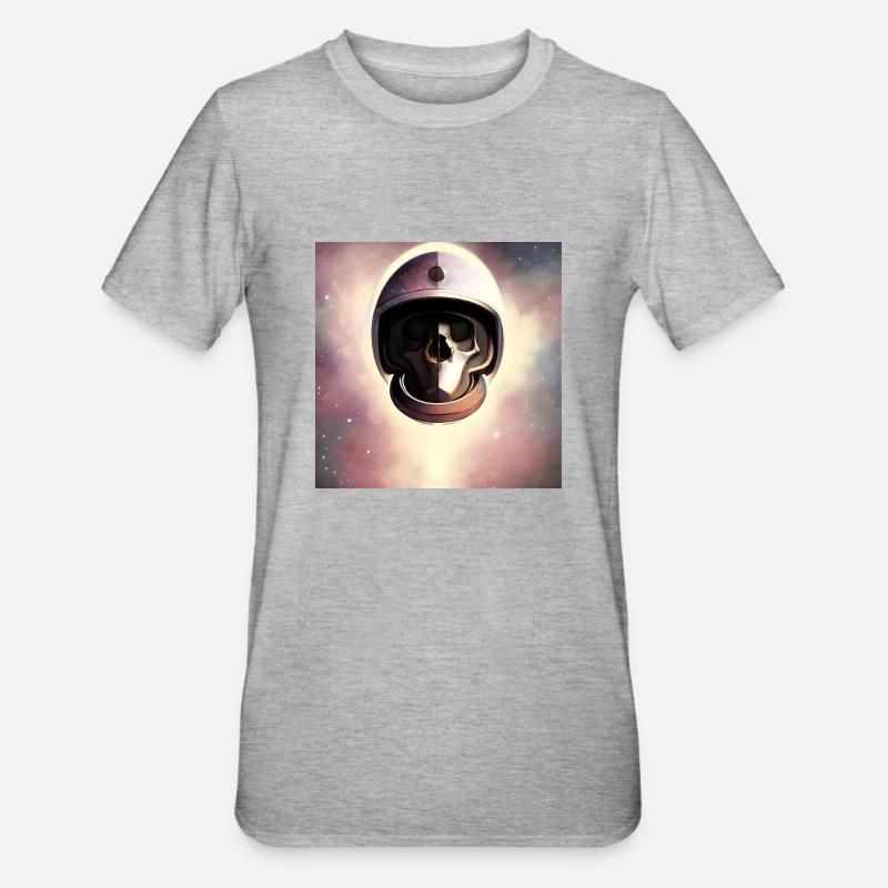 Héros de l’espace - T-shirt polycoton Unisexe - gris chiné