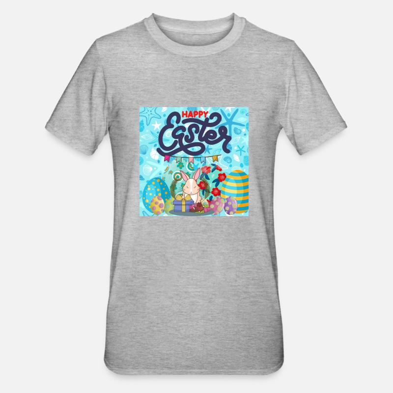 Joyeuses Fêtes. Noël. - T-shirt polycoton Unisexe - gris chiné