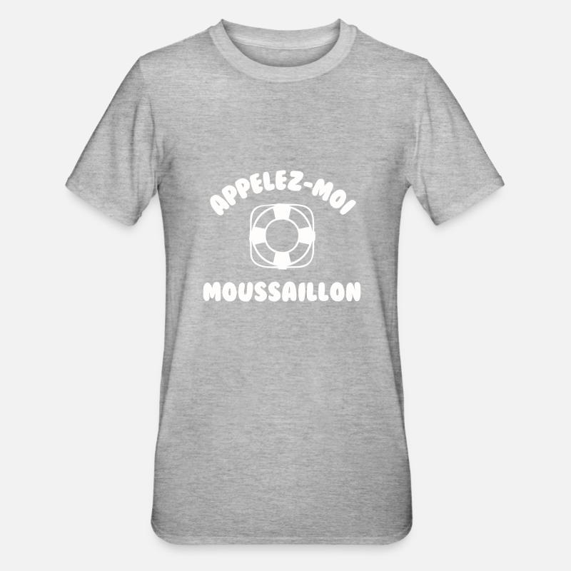 Appelez moi moussaillon - T-shirt polycoton Unisexe - gris chiné